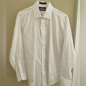 Men’s Saks Button Down Dress Shirt